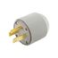 Arrow HartAuto Grip Plug, #12-4Awg 50A, Range & Dryer, 125/250V, Gray, 14-50P, 3-Pole, 4-Wire, 5745N