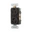 Safety Grip Locking Straight Blade Receptacle, #16-12 Awg 15A, 125V, Black, L5-15, 2-Pole 3-Wire, 5792