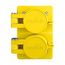 Arrow Hart Watertight Straight Blade Duplex Receptacle, #18-10 Awg 20A, Panel 125V, 60W33DPLX