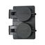 Arrow Hart Watertight Straight Blade Duplex Receptacle, #18-10 Awg 20A, Panel 125V, Black, 60W33DPLXBK