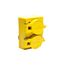 Arrow Hart Watertight Straight Blade Duplex Receptacle, #18-10 Awg 15A, Panel 125V, Black, 60W47DPLXBK
