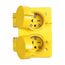 Arrow Hart Watertight Straight Blade Duplex Receptacle, #18-10 Awg 20A, Panel, 250V, Black, 60W48DPLXBK