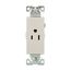 Heavy-Duty Industrial Single Receptacle, #14-10 Awg 15A 125V Face, Pvc Base, Bulk, 6250W-BU