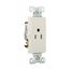 Heavy-Duty Industrial Single Receptacle, #14-10 Awg 15A 125V Face, Pvc Base, Bulk, 6250W-BU