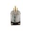 Arrow Hart Safety Grip Straight Blade Plug, #18-12 Awg 15A, 125V, Clear, 5-15P, 2-Pole 3-Wire, 6266HGC