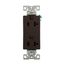 Heavy-Duty Industrial Grade Decorator Duplex Receptacle, #14-10 Awg 20A 125V, Brown, 5-20R, Bulk, 6352B-BU
