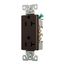 Heavy-Duty Industrial Grade Decorator Duplex Receptacle, #14-10 Awg 20A 125V, Brown, 5-20R, Bulk, 6352B-BU