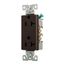 Heavy-Duty Industrial Grade Decorator Duplex Receptacle, #14-10 Awg 20A 125V, Black, 5-20R, Bulk, 6352BK-BU
