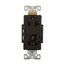 Arrow Hart Industrial Duplex Receptacle, #14-10 Awg 20A 125V, Black, 5-20R, Duplex, 6362BK