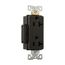 Arrow Hart Industrial Duplex Receptacle, #14-10 Awg 20A 125V, Black, 5-20R, Duplex, 6362BK