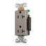 Arrow Hart Industrial Duplex Receptacle, #14-10 Awg 20A 125V, Gray, 5-20R, Duplex, 6362GY