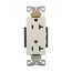 Arrow Hart Extra Heavy-Duty Industrial Duplex Receptacle, #14-10 Awg 20A 125V, 5-20R, Duplex, 6362W