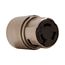 Corrosion Resistant Locking Connector, #12-6Awg, 50A, Marine, 125/250V,Armored, 3-Pole, 4-Wire, 63CR64