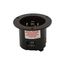 Safety Grip Locking Flanged Inlet, 20A, Commercial, 125/250V, Black, Single, 3-Pole, 4-Wire, 6405BK