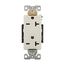 Arrow Hart Extra Heavy-Duty Industrial Duplex Receptacle, #14-10 Awg 20A, 250V, 6-20R, Duplex, 6462W