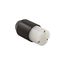 Auto Grip Locking Connector, #16-12 Awg, 15A, 250V, Armored, L6-15, 2-Pole 3-Wire, 6566N