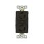 Locking Receptacle, #14-10 Awg, 15A, 250V, Orange, Duplex, L6-15, 2-Pole 3-Wire, 6580