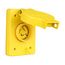 Arrow Hart Watertight Locking Receptacle, #18-10 Awg 15A, 277V, Black, L7-15, 2-Pole 3-Wire, 65W34BK