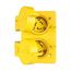 Arrow Hart Watertight Locking Receptacle, #18-10 Awg 15A, 277V, Duplex, L7-15, 2-Pole 3-Wire, 65W34DPLX