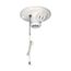 Lampholder, 3.25" Box Mounting, Keyless Switch, 2W Outlet, Pull Chain, #14 -10 Awg, Porcelain, 669-SP