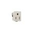 Panel Mount/Snap-In Single Receptacle, #14-12 Awg 15A, Snap-In 125V, Thermoset Face Bulk, 67-2W-BU