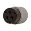 Arrow Hart Extra Heavy-Duty Auto Grip Connector, #12-4 Awg 30A 125V, 5-30R, 2-Pole 3-Wire, 6716N