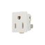Panel Mount/Snap-In Single Receptacle, #14-12 Awg 15A, Snap-In 125V, Quick Connect, 67W-BU