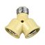 Lampholder Socket Adapter, 1 Socket To 2 Sockets, Polarized, Keyless Switch, 250V, Ivory, 660W, 700V-BOX