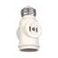 Socket Adapter, 1 Socket To 1 Socket w/ 2 250W Nema 1-15R Outlets, 125V, White, Nema 1-15R, 660W, 715-3W-SP