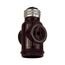 Socket Adapter, 1 Socket To 1 Socket w/ 2 250W Nema 1-15R Outlets, 125V, Brown, Nema 1-15R, 660W, 715B-BOX