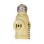 1 Socket To 1 Socket Socket Adapter w/ 2 250W Nema 1-15R Outlets, Pull Chain Switch, 125V, Ivory, 718V-BOX