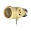 1 Socket To 1 Socket Socket Adapter w/ 2 250W Nema 1-15R Outlets, Pull Chain Switch, 125V, Ivory, 718V-BOX
