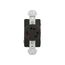 Safety Grip Locking Receptacle, #14-8 Awg, 20A, 125/250V, Black, Single, 3-Pole, 3-Wire, 7310B