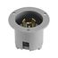 Safety Grip Locking Flanged Inlet, #14-8 Awg, 20A, Industrial, 125/250V, Non-Nema, 3-Pole, 7327N