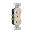Residential Grade Duplex Receptacle, #14-12 Awg 15A, 125V, Side Wire, White, 1-15R, Duplex, 736W-BOX