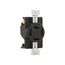 Safety Grip Locking Receptacle, #14-8 Awg, 20A, 120/208V, Black, Single, 4-Pole, 4-Wire, 7410B