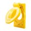 Single Receptacle Cover, Self-Closing, 1.38-1.56" Face Dia., Surface Mount, Yellow Receptacle, 7420CR