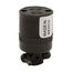 Safety Grip Locking Connector, #16-12 Awg, 15A, 125V, Side Wiring, Black, 2-Pole, 2-Wire, 7427N