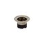 Safety Grip Locking Flanged Inlet, #16-12 Awg, 15A, 125V, Back Wiring, Midget, 2-Pole, 2-Wire, 7466