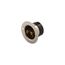 Safety Grip Locking Flanged Inlet, #16-12 Awg, 15A, 125V, Back Wiring, Midget, 2-Pole, 2-Wire, 7466