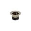 Safety Grip Locking Flanged Inlet, #16-12 Awg, 15A, 125V, Black, Midget, Ml1, 2-Pole, 2-Wire, 7467