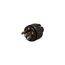 Safety Grip Locking Plug, #16-12 Awg, 15A, 125/250V, Side Wiring, Midget, Ml3, 3-Pole, 3-Wire, 7485