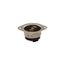 Safety Grip Locking Flanged Inlet, #16-12 Awg, 15A, 125/250V, Black, Midget, Ml3, 3-Pole, 3-Wire, 7486