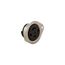 Safety Grip Locking Flanged Outlet, #16-12 Awg 15A, 125/250V, Black, Midget, Ml3, 3-Pole, 3-Wire, 7487