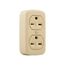 Residential Grade Duplex Receptacle, #14-10 Awg, 15A, Surface, 250V, Ivory, 6-15R, Duplex, Screw, 74V-BOX