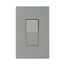 Standard Grade Switch, Box, #14-12 Awg 15A, 120/277V, Gray, Motor Control, Fan, 1-Pole 627859, 7501GY-BOX