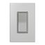 Decorator Dimmer Switch, 15A, 120/277V, Back Push Wiring, Slvr Gran, 1-Pole 752803, 7501SG-BOX