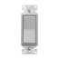 Commercial Grade Decorator Switch, Single-Pole, 15A, 120/277V, Sg, 7501SG-K-L