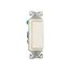 Standard Grade Switch, Auto-Grounding, #14-12 Awg 15A 120/277V, Motor Control, Fan, Light Almond, 7503-9LA