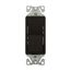 Standard Grade Switch, Box, #14-12 Awg 15A, 120/277V, Black, Motor Control, Fan, 3-Way 752452, 7503BK-BOX